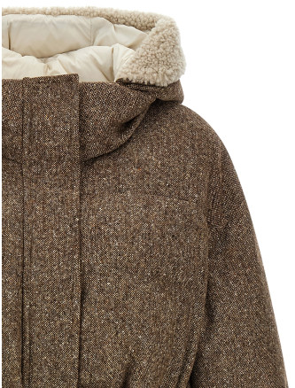 Пуховик BRUNELLO CUCINELLI 'Shiny Zipper Pull' (MD0029607C001) #