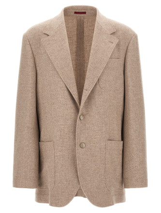 Пиджак BRUNELLO CUCINELLI Cashmere panama blazer