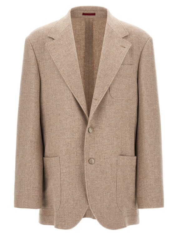 Пиджак BRUNELLO CUCINELLI Cashmere panama blazer (MV4465BND8C311) #1