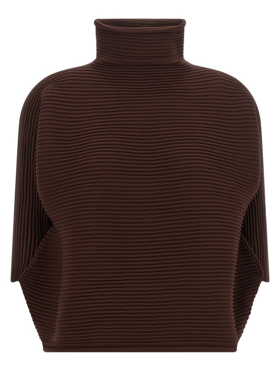 Блузка PLEATS PLEASE ISSEY MIYAKE 'Zig Zag Knit' (PP68KK80147) #1