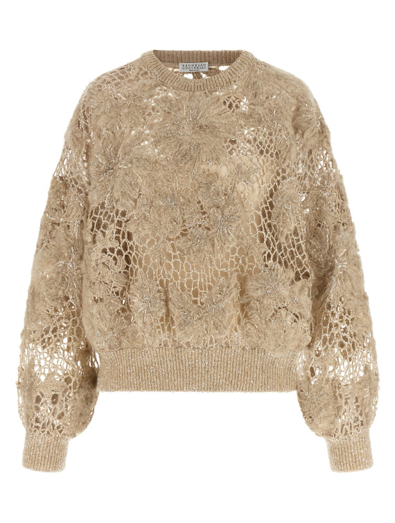 Свитер BRUNELLO CUCINELLI 'Whispering Bloom Embroidery' (MLRR18800C9140) #1