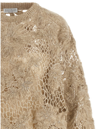 Свитер BRUNELLO CUCINELLI 'Whispering Bloom Embroidery' (MLRR18800C9140) #