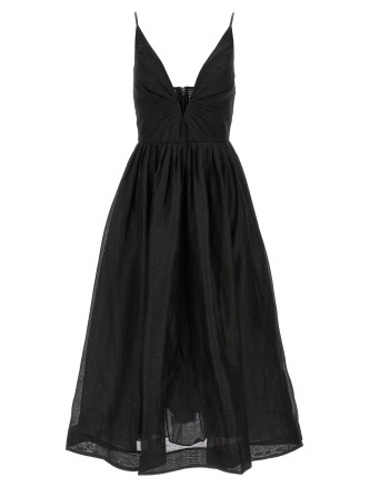 Платье миди ZIMMERMANN 'Illustration V Neck Midi'