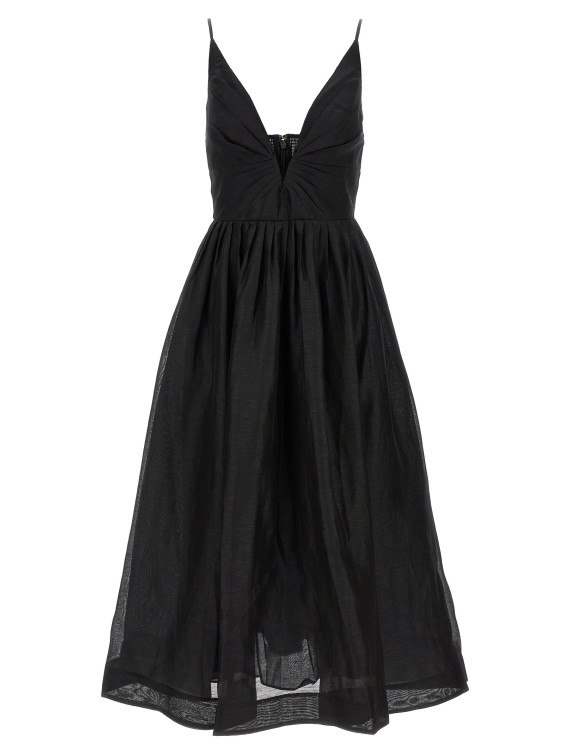 Платье миди ZIMMERMANN 'Illustration V Neck Midi' (1162DF241BLK) #1