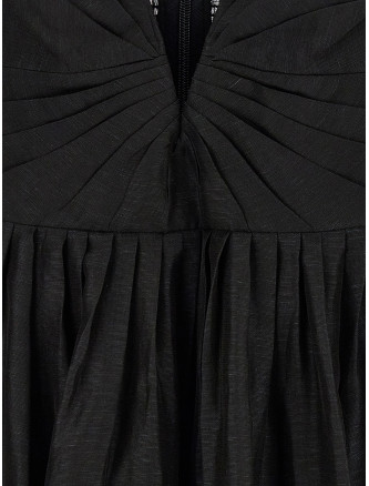 Платье миди ZIMMERMANN 'Illustration V Neck Midi' (1162DF241BLK) #