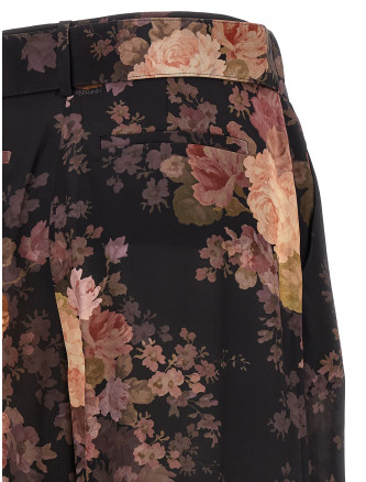 Брюки ZIMMERMANN 'Illustration Tuck' (0678PF241BLKRCO) #
