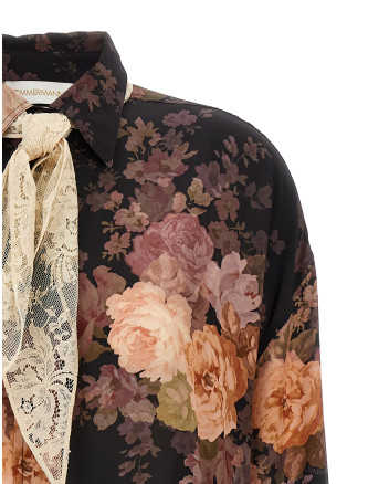 Рубашка ZIMMERMANN 'Illustration Lace Scarf' (0677TF241BLKRCO) #