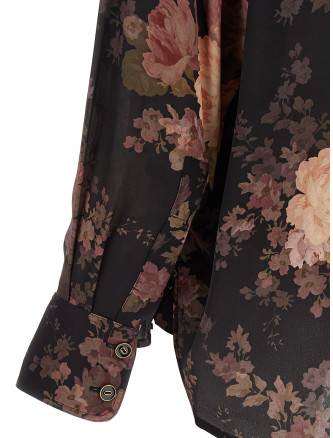Рубашка ZIMMERMANN 'Illustration Lace Scarf' (0677TF241BLKRCO) #