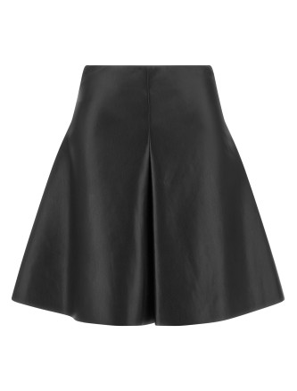 Мини-юбка NUDE Eco-leather full skirt