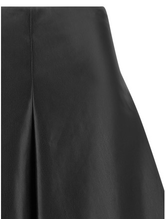 Мини-юбка NUDE Eco-leather full skirt (1103W2620309) #