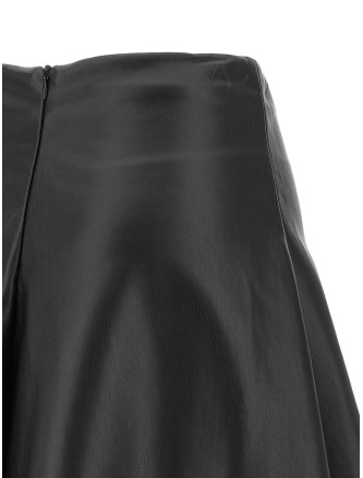 Мини-юбка NUDE Eco-leather full skirt (1103W2620309) #
