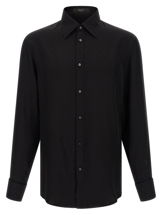 Рубашка GUCCI GG fluid fabric shirt (874712ZAU3Z1000) #1