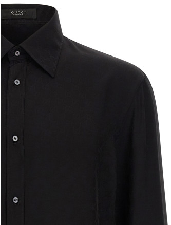 Рубашка GUCCI GG fluid fabric shirt (874712ZAU3Z1000) #