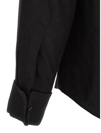 Рубашка GUCCI GG fluid fabric shirt (874712ZAU3Z1000) #