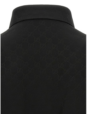 Рубашка GUCCI GG fluid fabric shirt (874712ZAU3Z1000) #