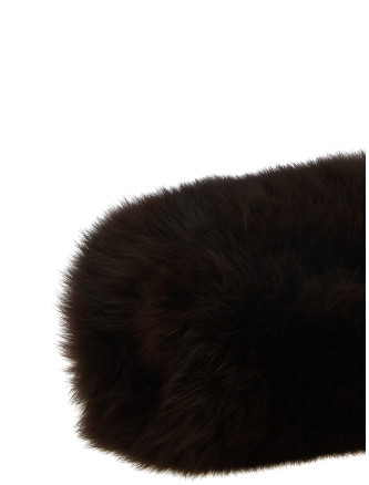 Перчатки YVES SALOMON 2-in-1 fur sleeve (27W27WAA301XXRDXXA2197) #