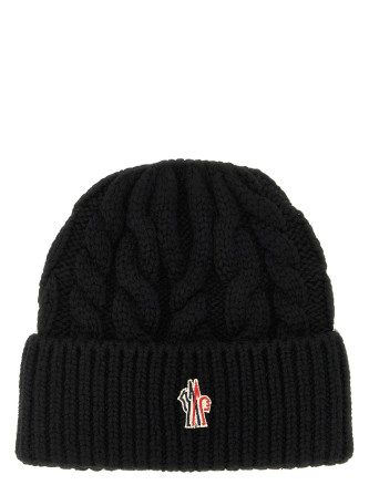 Шапка MONCLER GRENOBLE Logo patch beanie