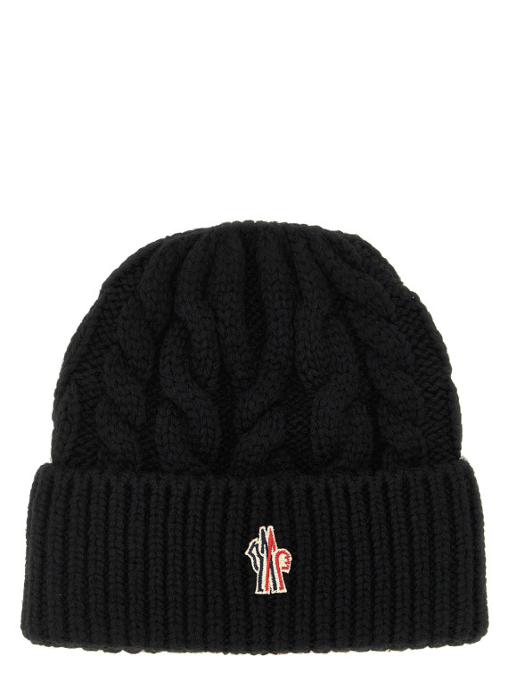 Шапка MONCLER GRENOBLE Logo patch beanie (L20983B00006M4398999) #1