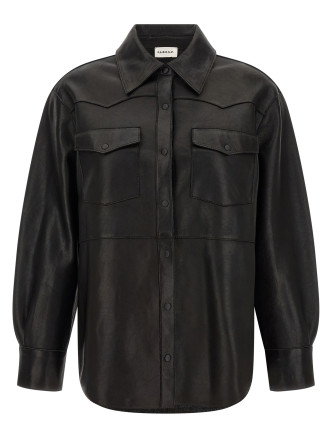 Рубашка P.A.R.O.S.H. Leather Shirt