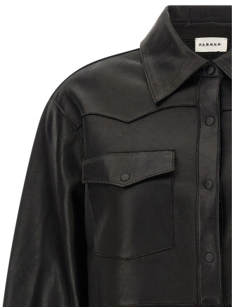 Рубашка P.A.R.O.S.H. Leather Shirt (D431923SMACIOCK26W013) #