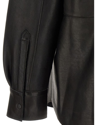 Рубашка P.A.R.O.S.H. Leather Shirt (D431923SMACIOCK26W013) #