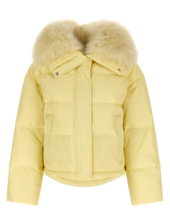 Пуховик ARMY YVES SALOMON Fur insert down jacket