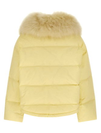 Пуховик ARMY YVES SALOMON Fur insert down jacket (27W26WFV01960U04WA1061) #