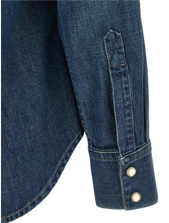 Рубашка VALENTINO GARAVANI Valentino Garavani denim shirt (B3DB03MAC7558) #