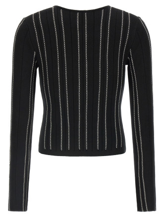 Кардиган ELISABETTA FRANCHI Cropped knit cardigan (MK38Q67E2685) #