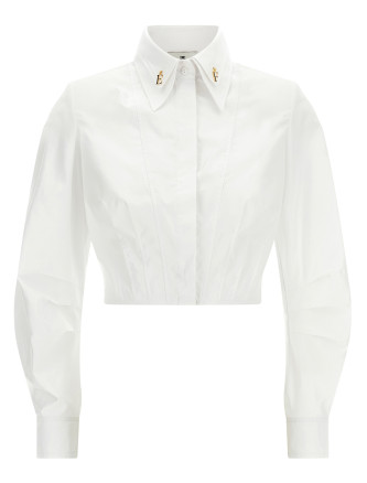 Рубашка ELISABETTA FRANCHI Double-layer collar shirt
