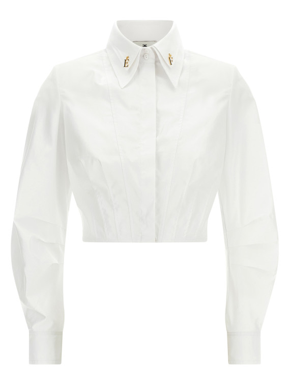 Рубашка ELISABETTA FRANCHI Double-layer collar shirt (CA17066E2100) #1