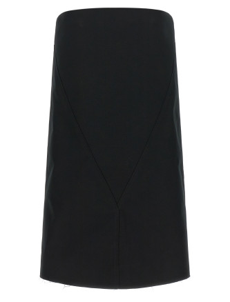 Мини-платье RICK OWENS 'Cropped Sheath'