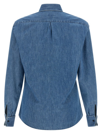 Рубашка BRUNELLO CUCINELLI Denim shirt (MH192S1898C8333) #