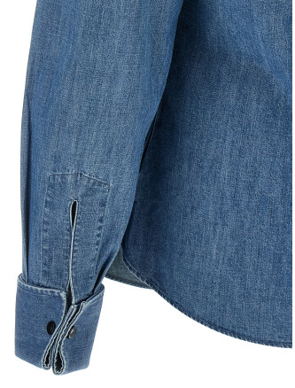 Рубашка BRUNELLO CUCINELLI Denim shirt (MH192S1898C8333) #