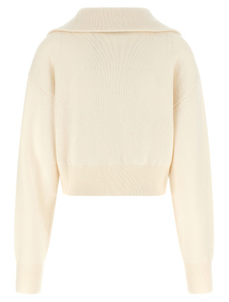 Свитер COPERNI Half-zip sweater (COPML229Y1005WHT) #