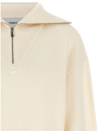 Свитер COPERNI Half-zip sweater (COPML229Y1005WHT) #