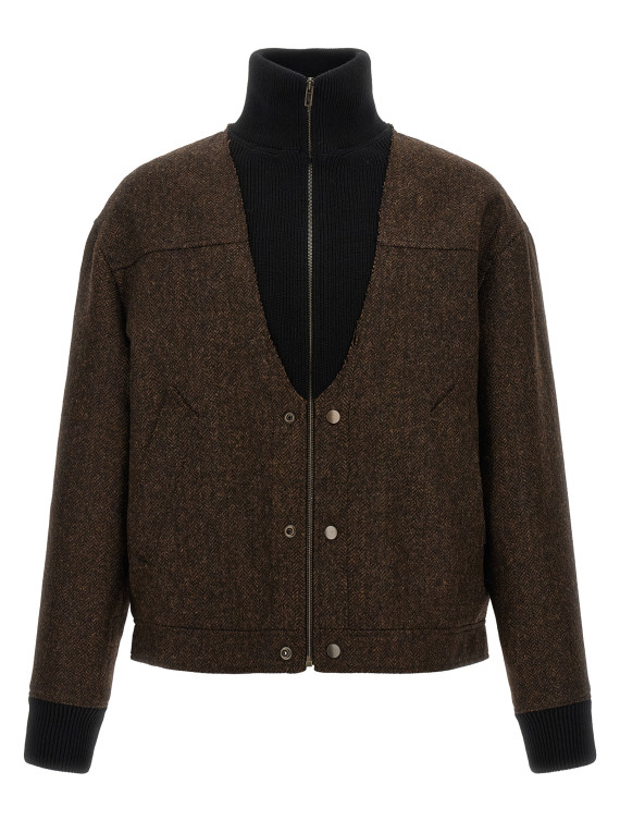 Куртка MAISON MARGIELA Wool bomber jacket (S67AM0122S54246003F) #1