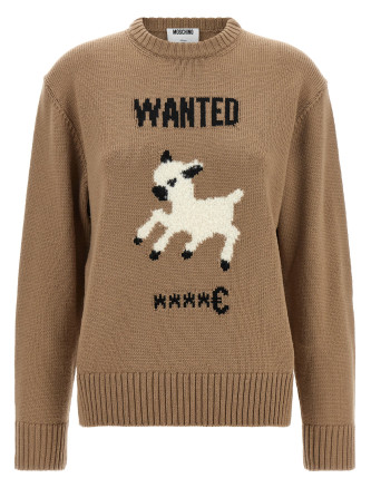 Свитер MOSCHINO Extra fine merino wool sweater