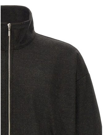 Свитер SONG FOR THE MUTE Long-zip sweater (262MJP032DRWOPBKPETROLBLACK) #
