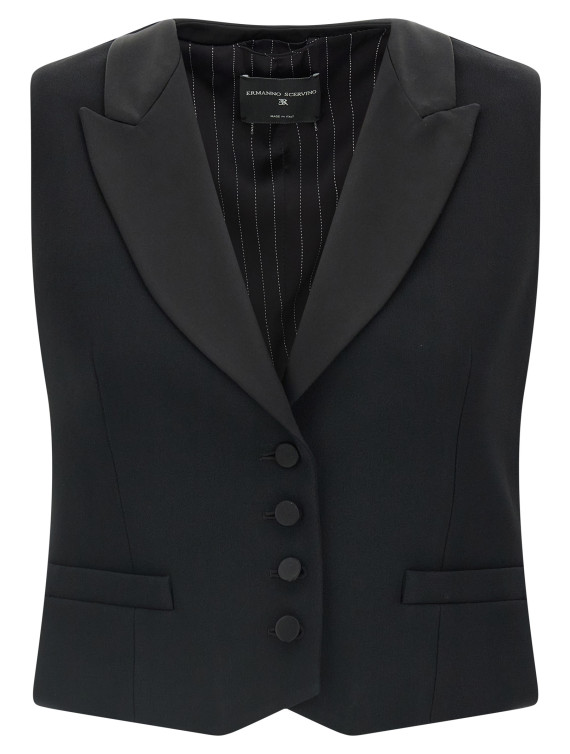 Жилет ERMANNO SCERVINO Tuxedo vest (D496N703TEILM95708) #1