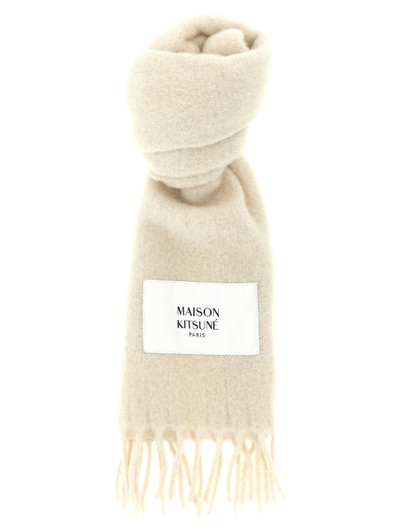 Шарф MAISON KITSUNE Logo patch scarf (LM06206WA00220548) #1