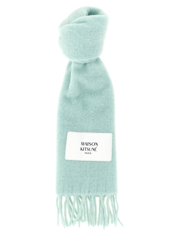 Шарф MAISON KITSUNE Logo patch scarf (LM06206WA00220555) #1