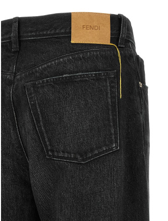 Джинсы FENDI Black denim jeans (FLP377B1PHF0QA1) #