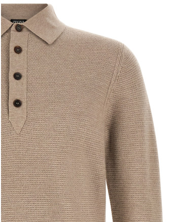 Поло ZEGNA Polo shirt Oasi Cashmere beige (UIK74A4145N92) #