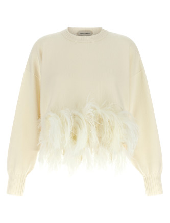 Свитер ALBERTA FERRETTI Feather cropped sweater