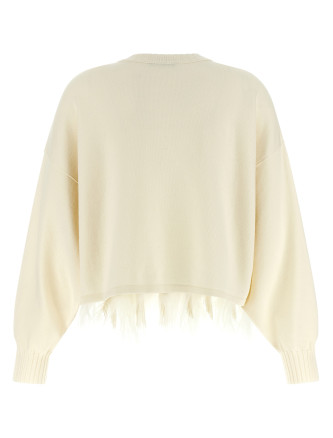 Свитер ALBERTA FERRETTI Feather cropped sweater (A092751000002) #