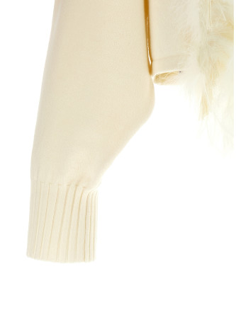 Свитер ALBERTA FERRETTI Feather cropped sweater (A092751000002) #