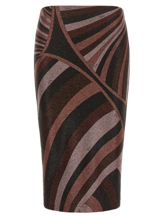 Юбка миди EMILIO PUCCI 'Iride' (6UJV106U867011) #1