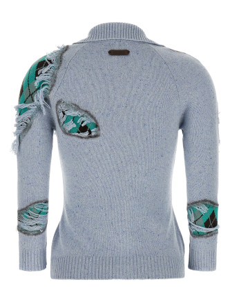Кардиган MOSCHINO 'Distressed Argyle' (A090154001331) #