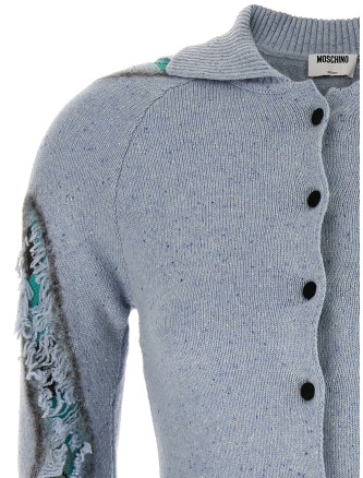 Кардиган MOSCHINO 'Distressed Argyle' (A090154001331) #